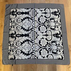 Vintage MOSI Satin Scarf Floral Design